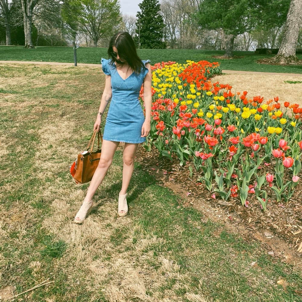 Lulus Mini Denim Dress